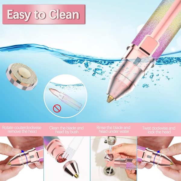 Blawless 2 in 1 Eyebrow & Facial Hair Remover – USB Rechargeable