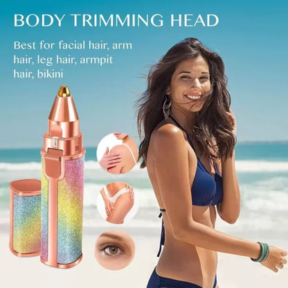 Blawless 2 in 1 Eyebrow & Facial Hair Remover – USB Rechargeable