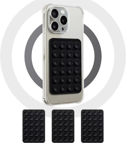 Mobile Bubble Grip Holder – Dual-Sided Silicone Suction for Strong, Hands-Free Phone Use