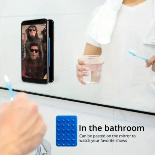 Mobile Bubble Grip Holder – Dual-Sided Silicone Suction for Strong, Hands-Free Phone Use