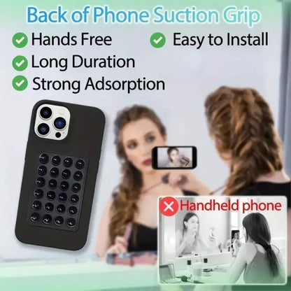 Mobile Bubble Grip Holder – Dual-Sided Silicone Suction for Strong, Hands-Free Phone Use