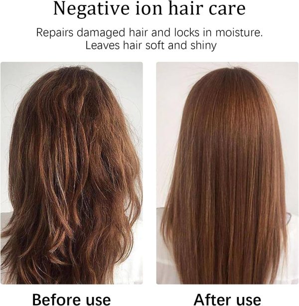 Multifunctional Hair Straightener Brush – Ceramic Hot Comb | Anti-Scald & Fast Heating for Silky Hair