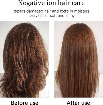 Multifunctional Hair Straightener Brush – Ceramic Hot Comb | Anti-Scald & Fast Heating for Silky Hair