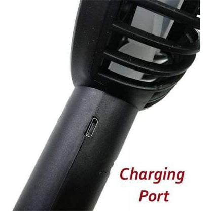 Portable Usb Rechargeable Fan | Handheld 3 Speed Strong Wind Electric Small Mini Cooling Fan (random Color)