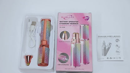 Blawless 2 in 1 Eyebrow & Facial Hair Remover – USB Rechargeable