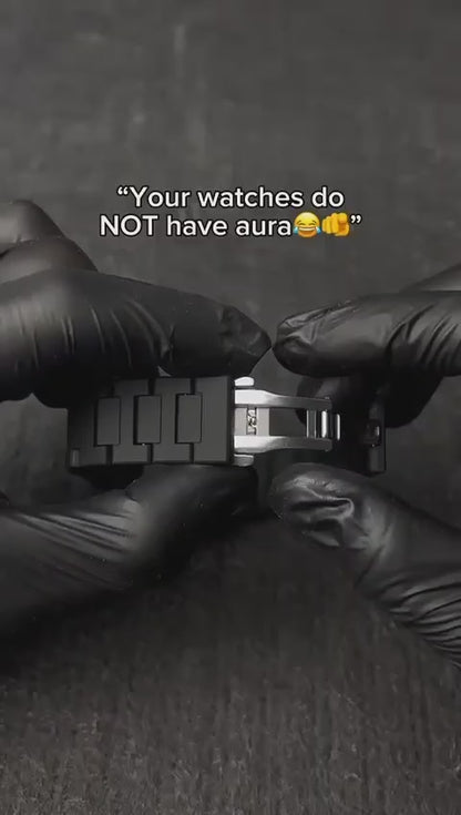 Full Black Aura Quartz Watch – Lightweight Design, , Premium Quality & Finish – Best Quality Analog Watch For Boys – Watch For Men | Full Black Color Watch – Without Box