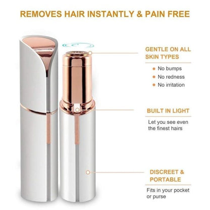Rechargeable Facial Hair Remover for Women – Painless Trimmer for Face