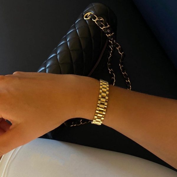 Stainless Steel Charming Hand Chain Bracelet for Men & Boys | Stylish & Durable Daily Wear Bracelet