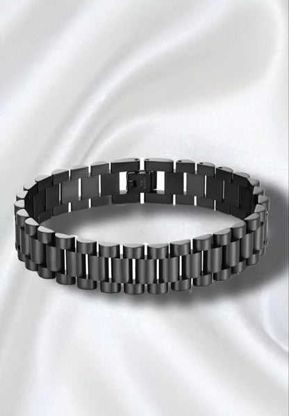 Stainless Steel Charming Hand Chain Bracelet for Men & Boys | Stylish & Durable Daily Wear Bracelet